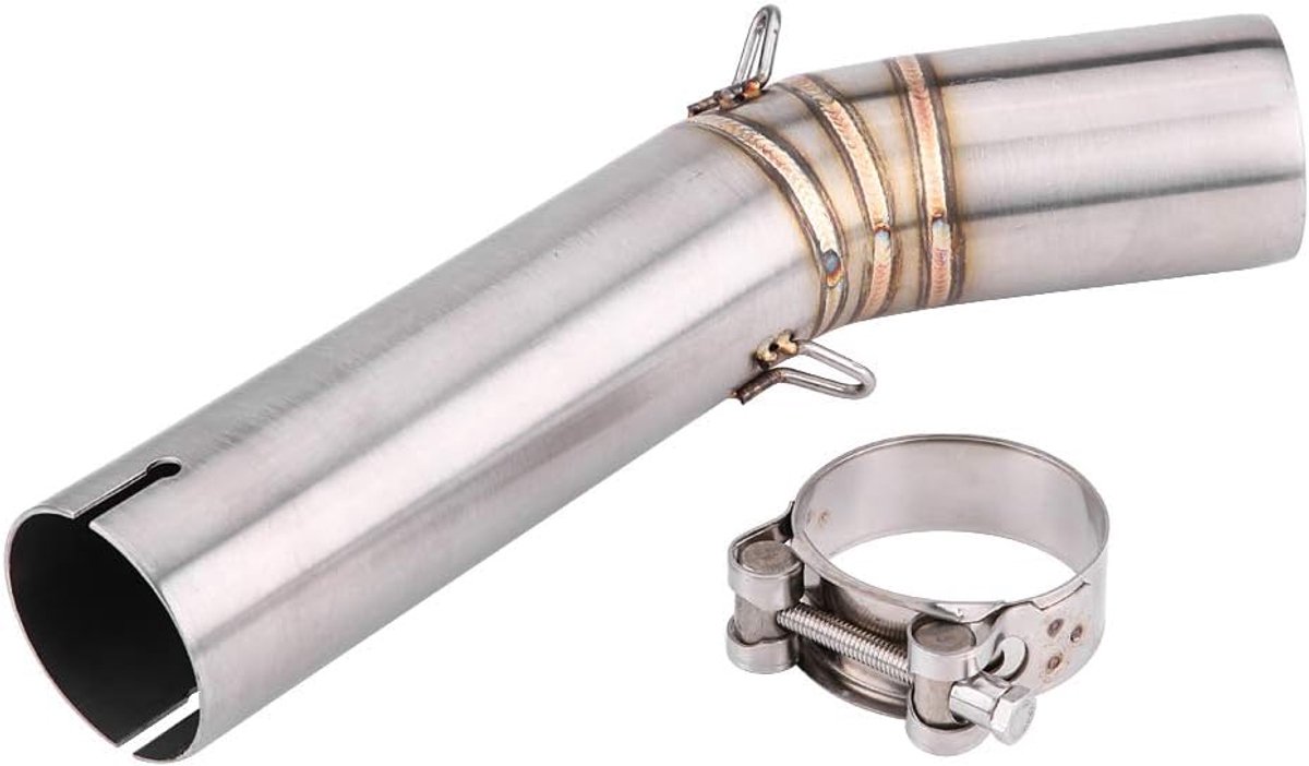 Motorfiets Uitlaat Midden Pijp, Uitlaat Midden Connector met Montage Accessoires voor GSX-R600/GSX-R750 K6 Standaard