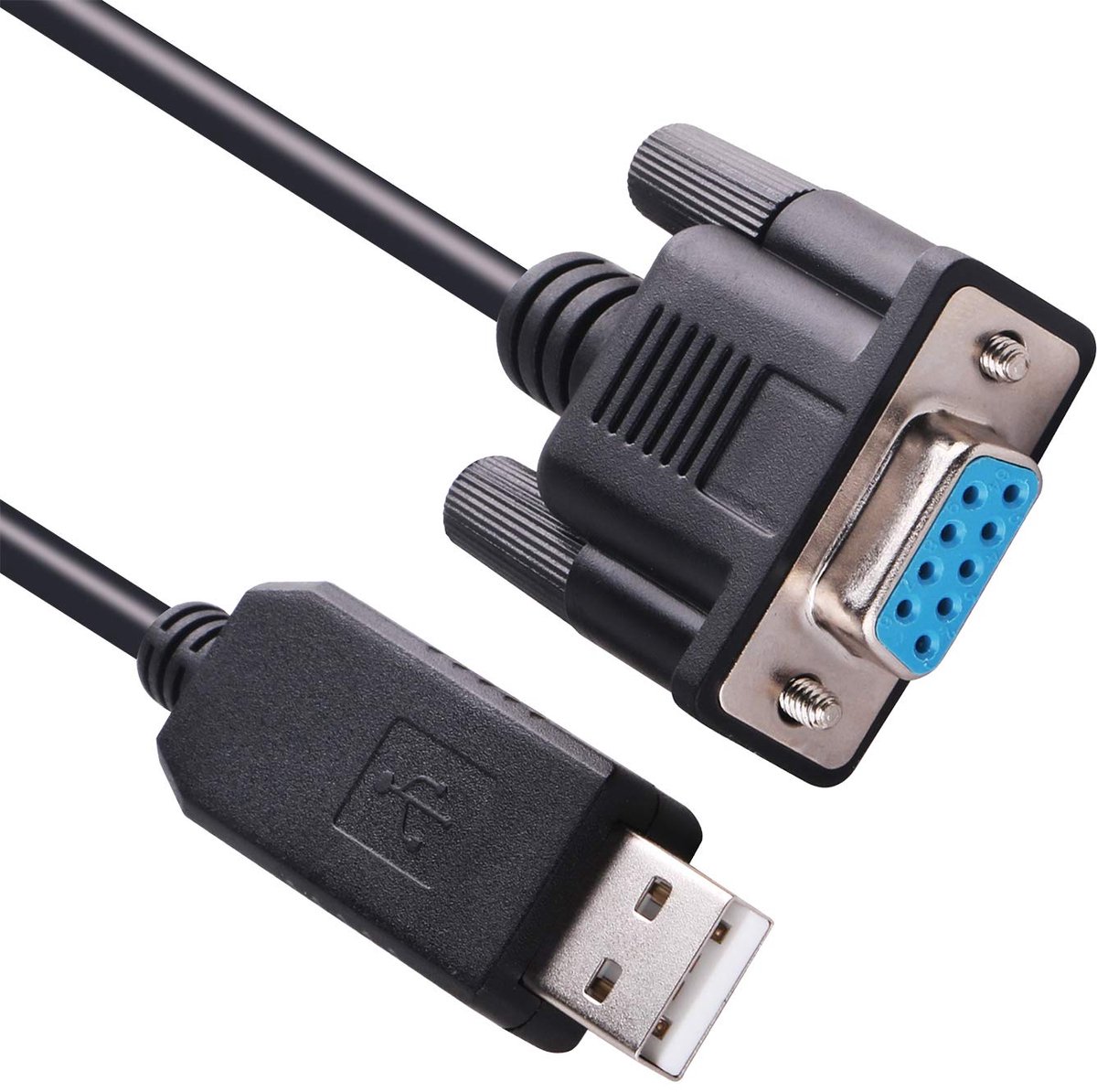 naar RS232 DB9 bus nulmodem 2-TXD Rollover seriële kabel