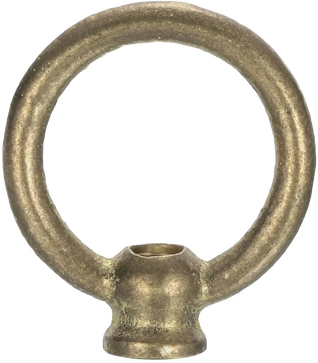 Ringmoeren M10, 58 x 50 mm oogmoer, ringschroeven, koperen oogmoeren, hefringmoer voor kroonluchters, kristallen lampen, kandelaars, ledlampen, maximaal draagvermogen 100 kg