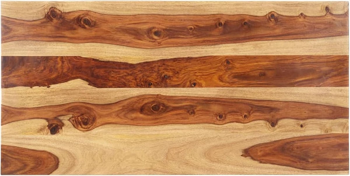 Tafelblad massief houten plaat reservetafelblad houten plaat voor eettafel salontafel palissander massief hout 25-27 mm 60 × 100 cm