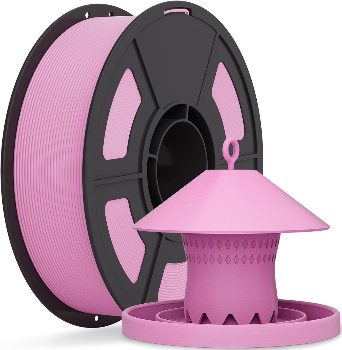 Filament 1.75mm 1KG, Roze ASA Filamenten voor 3D-Printen, UV-resistant, Witterungsbeständig, Hitzebeständig, Maatnauwkeurigheid +/- 0.02 mm
