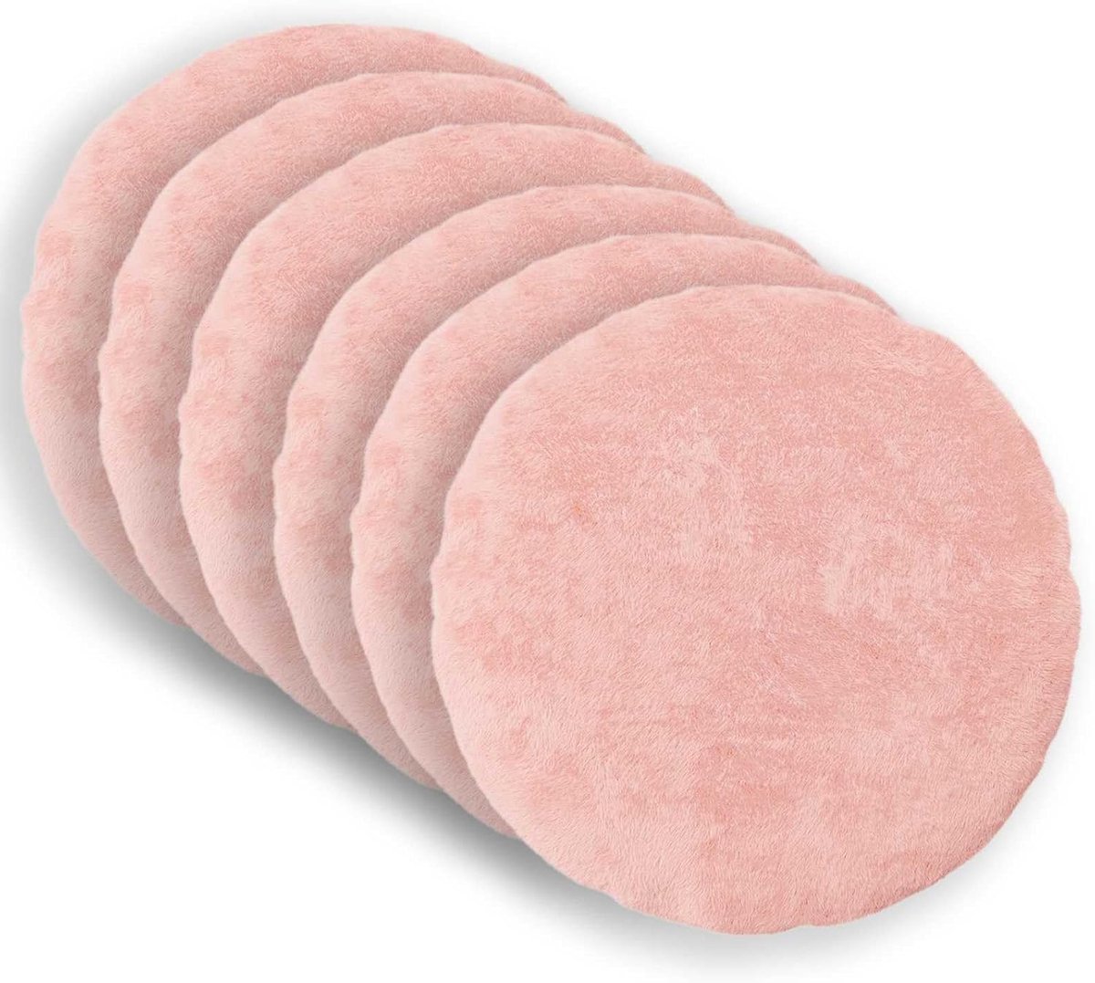 Rond, 30 cm, roze, 6 stuks
