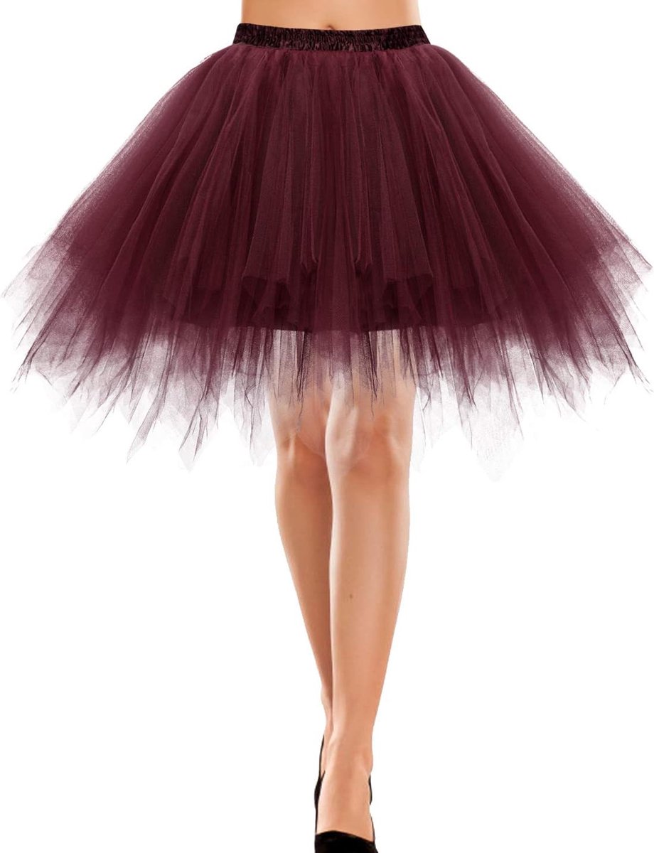 Vrouwen Tule Rok 50s Rockabilly Petticoat Tutu Onderrok Korte Ballet Dans Jurk Baljurk Ballet Avond Jurk Opportunity Accessoires
