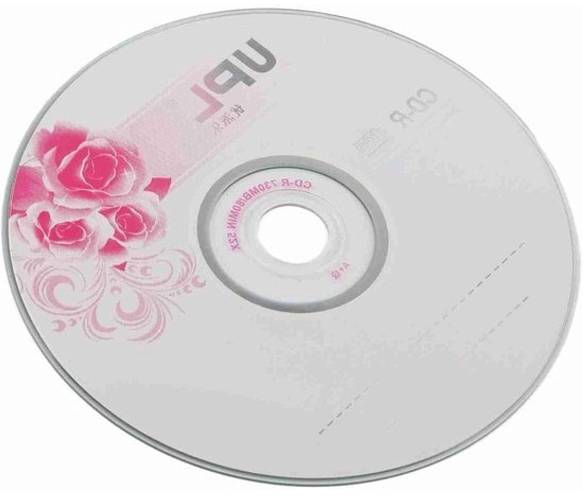 CD R Lege Schijven - Opneembare CD's - Data Archiveren - Hoge Opnamesnelheid - 730 MB 10 stuks - Wit