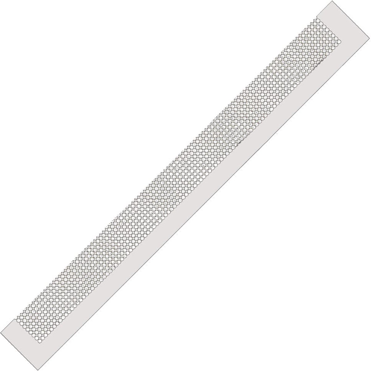 Dailygoods- Diamant Schilderen Heerser 50 Roosters - 800 Gaten - Roestvrij Staal - DIY Gereedschap - Multifunctioneel - 31 cm Lengte - Diamantkunst