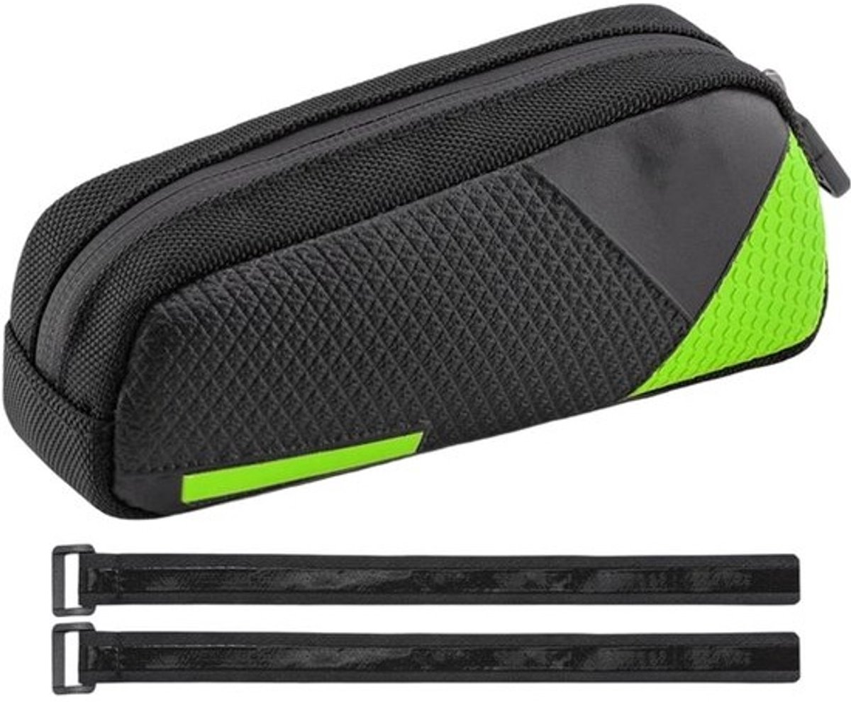 Fietstas Frame Tas - Gereedschap Opbergzakje - Fietsen En Toeren - Slank Ontwerp - 0.6L Capaciteit - Groen