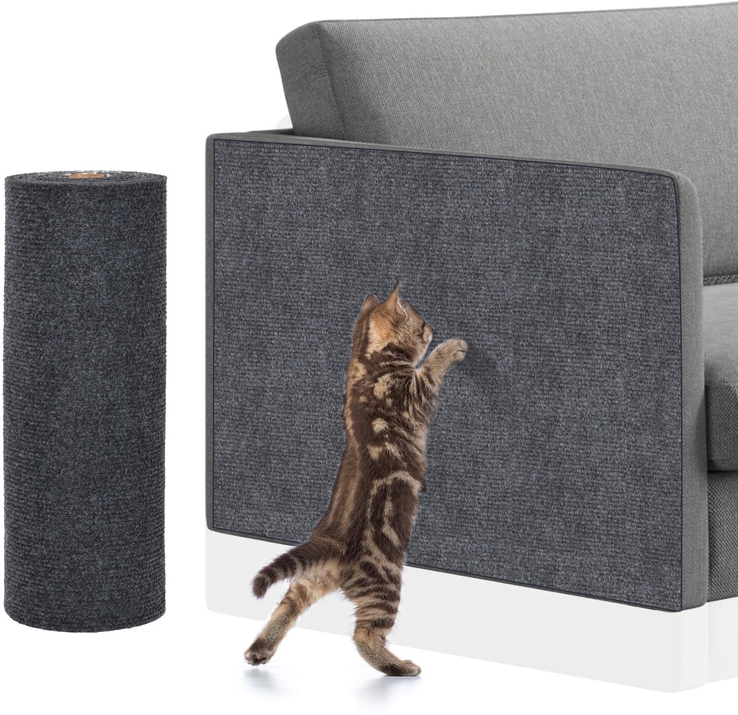 Famanu – Krabmat voor katten, 100 x 30 cm, zelfklevend, ideaal voor muren en hoeken