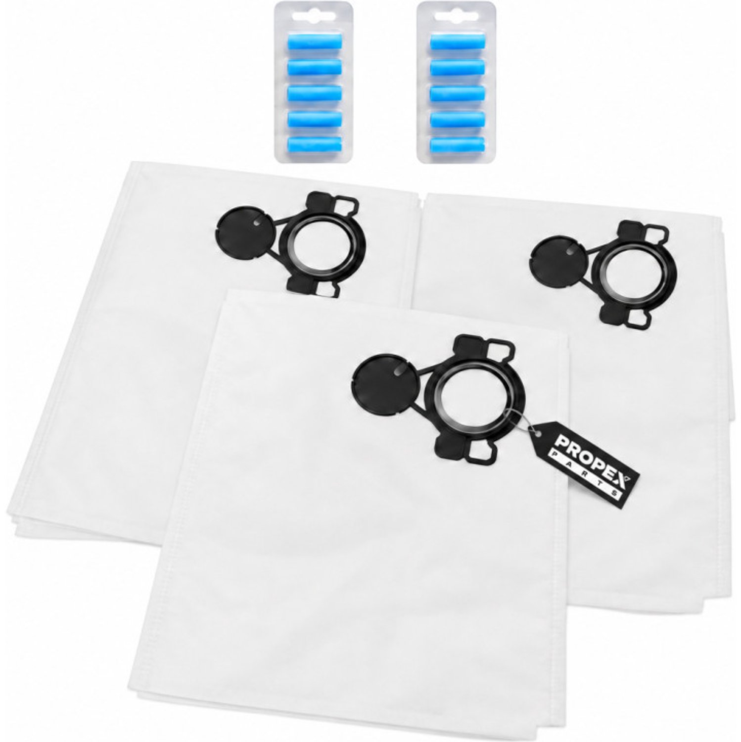 10x Propex geschikt voor Nilfisk Attix 30 / 40 / 50 series PRO stofzuigerzakken + 10 geurstaafjes - Stofzuigerzakken