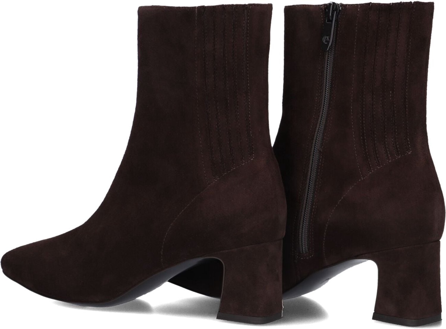 Peter Kaiser 75343 Enkellaarsjes - Enkelboots met rits - Dames - Bruin - Maat 41