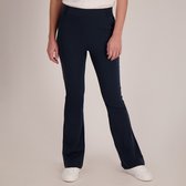 Je m'appelle Travelstof At Work Broek Flared fit Met stretch - Blauw - Maat M