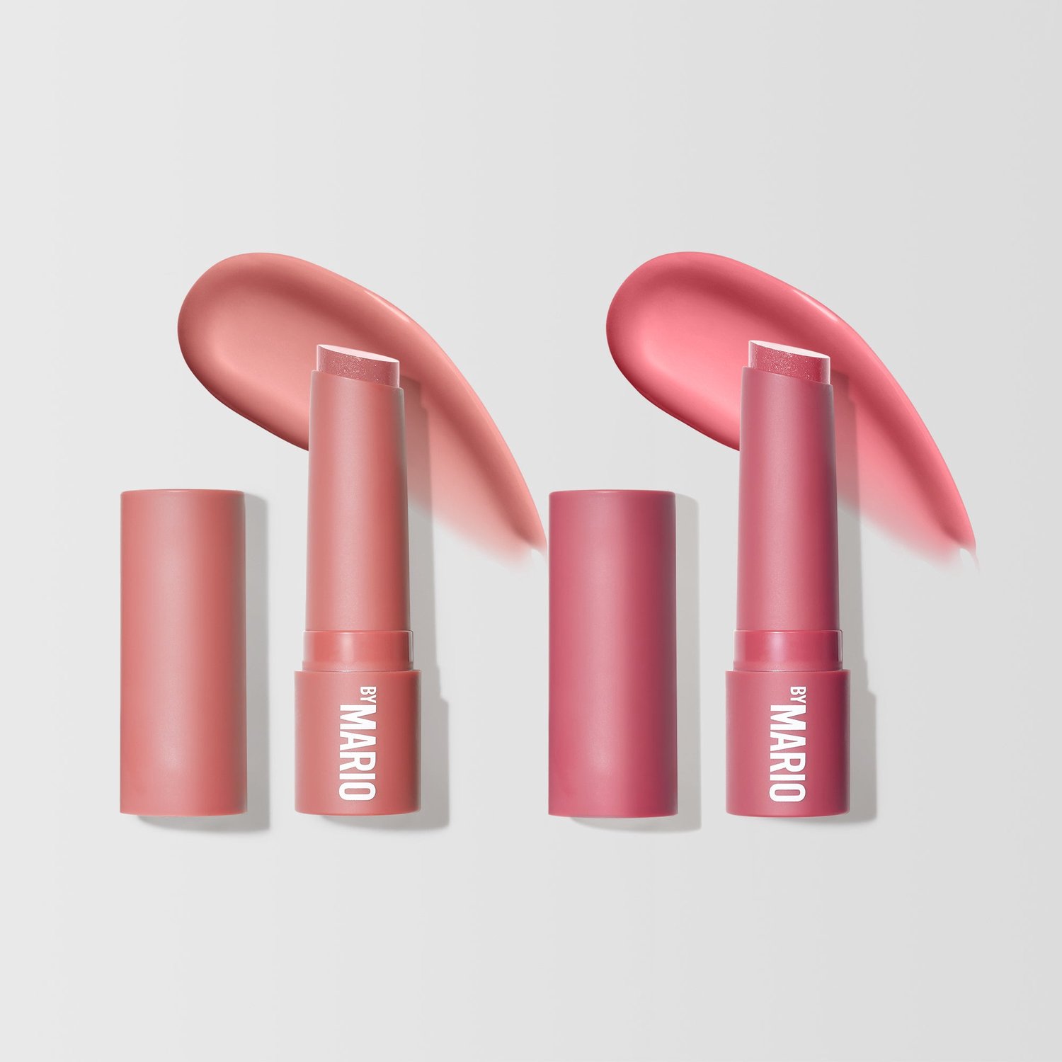 MAKEUP BY MARIO - MoistureGlow On The Go - Mini Plumping Lip Serum Duo - Bare & Rose Glow