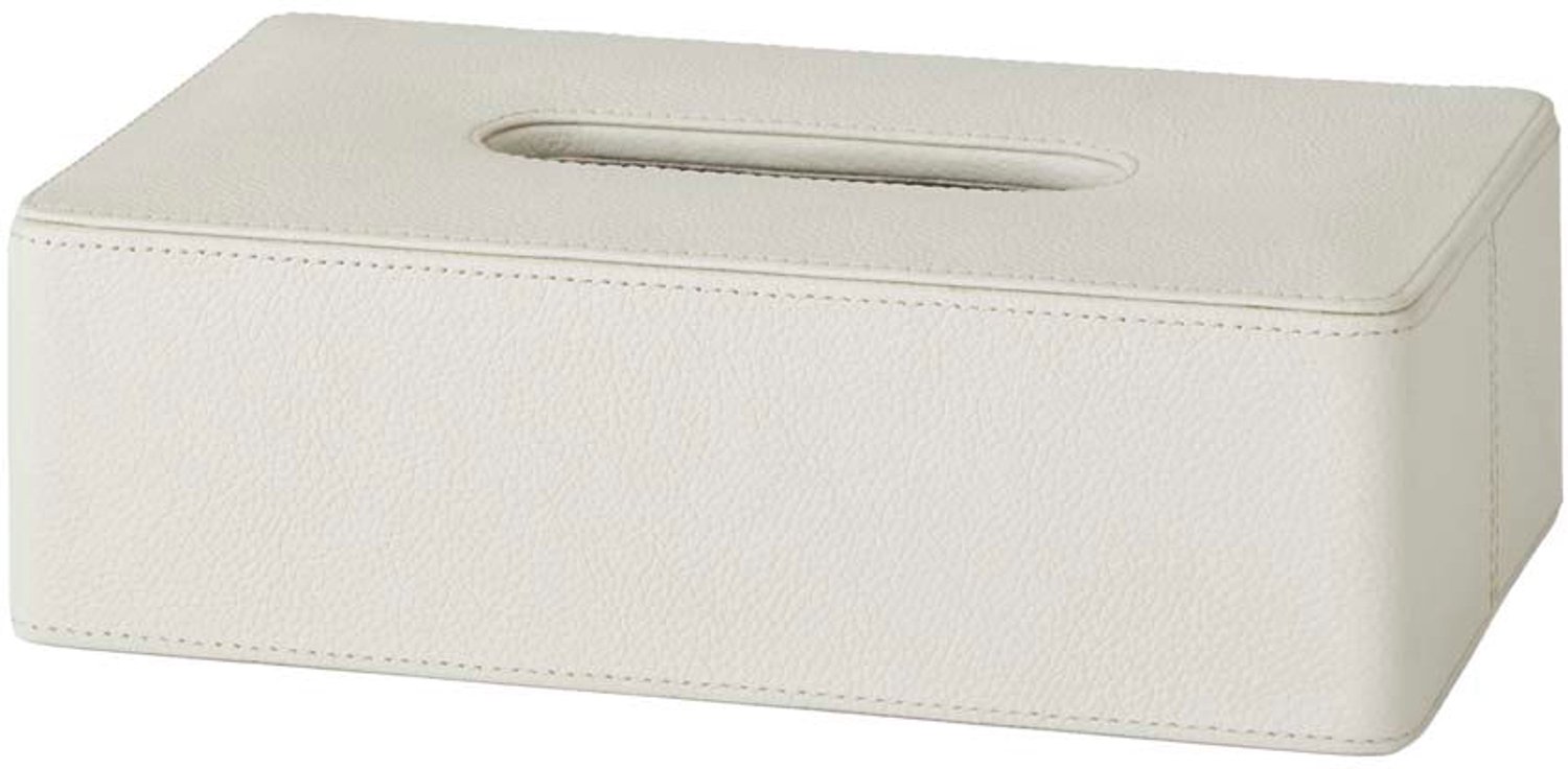 Lotus Tissuehouder Ivory | Ivoor | Leer