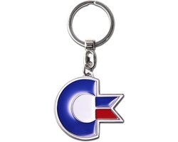 C64 Logo Sleutelhanger - Retro Gaming Accessoire