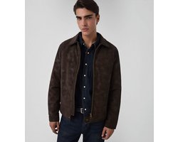 Guess Biker-jack van kunstleer met monogram