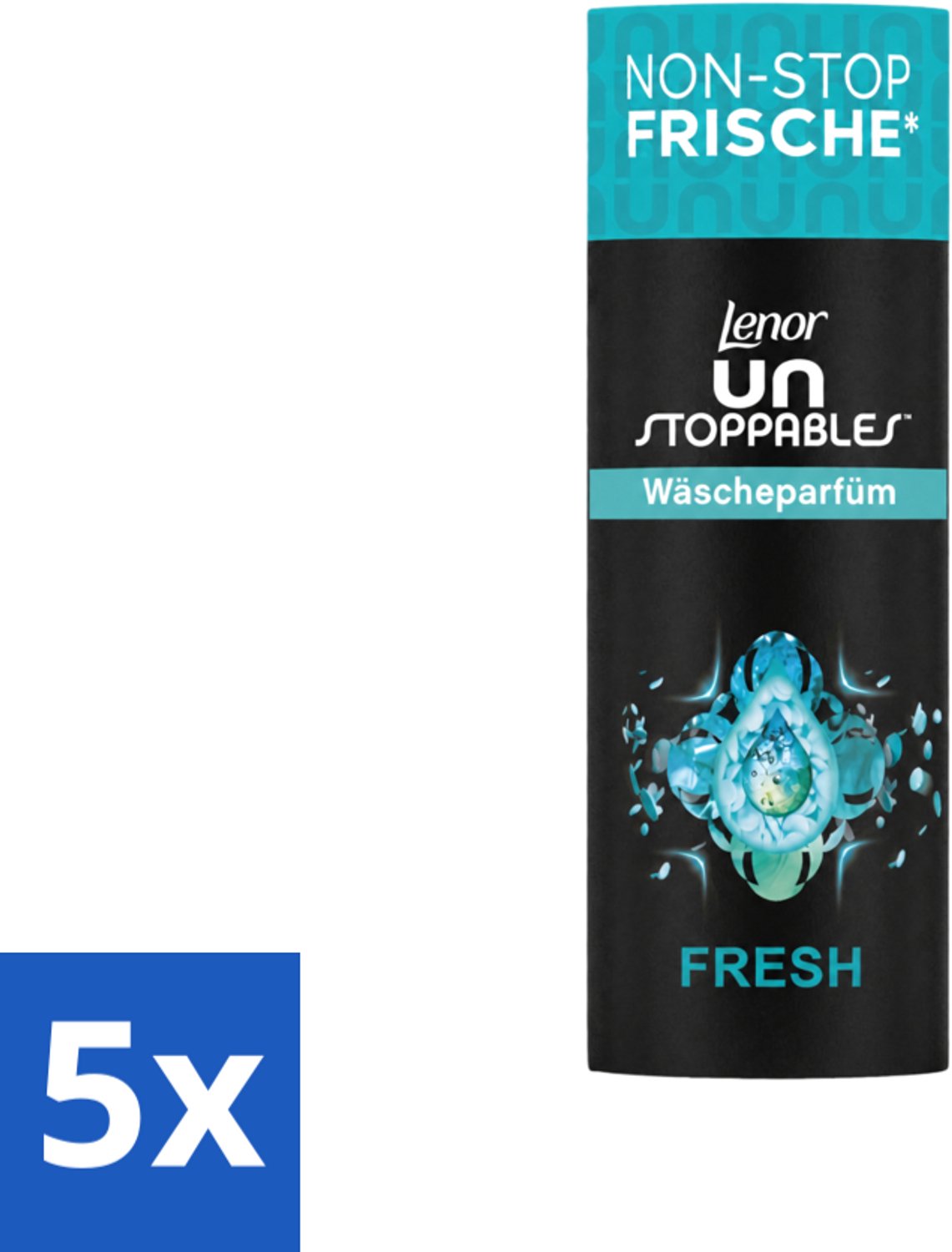 5 x Lenor – Geurbooster – Fresh – 12 Wasbeurten – 160 g - Voordeelverpakking - 5 stuks