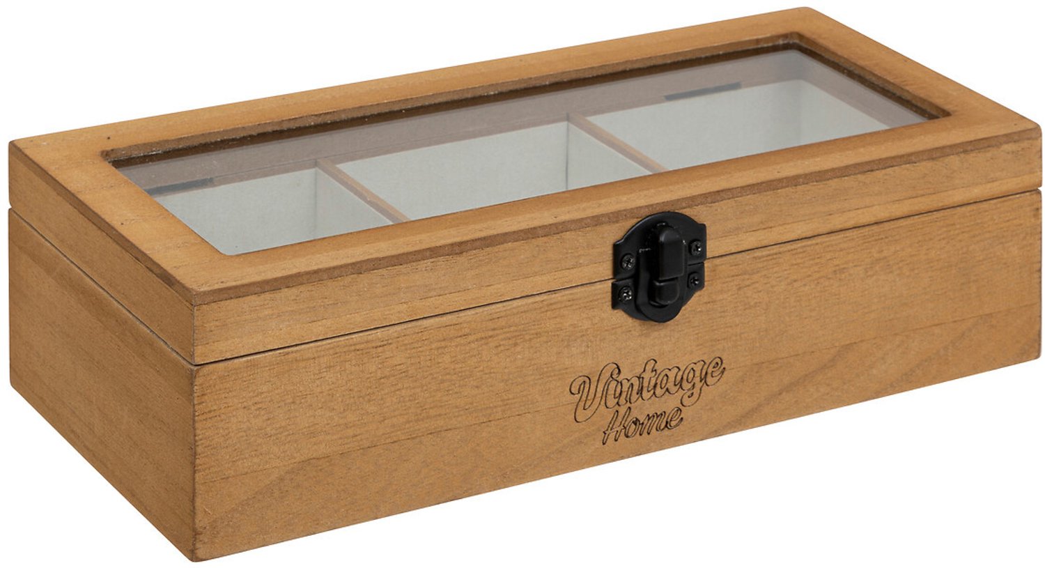 Atmosphera - Sieradendoos BE VINTAGE, 3 vakjes, 25 x 6,8 x 10,5 cm