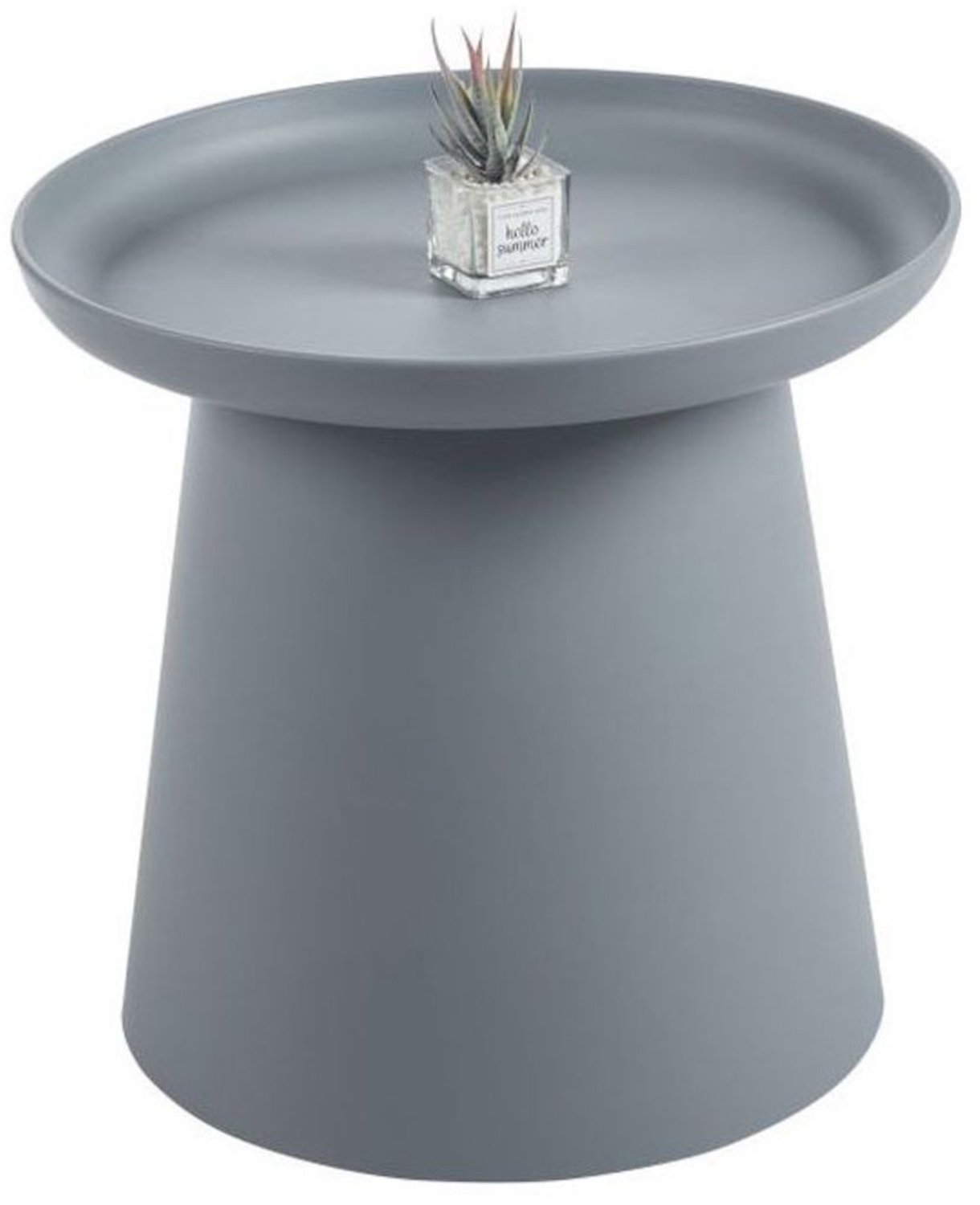 Furnitex L18-FX - Salontafel - Rond - Grijs - Ø50 cm