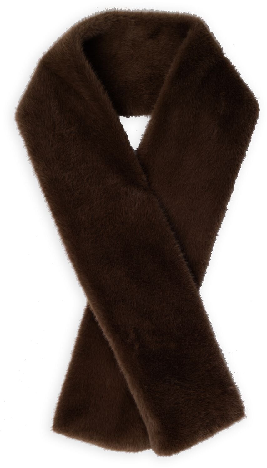 Co'Couture Penzacc Fur Scarf Sjaals Dames - Bruin - Maat ONESIZE