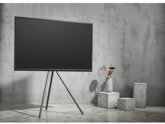 Design tv-standaard als statief - Voor beeldschermen tot 70 inch - 134 cm hoog — afbeelding 3