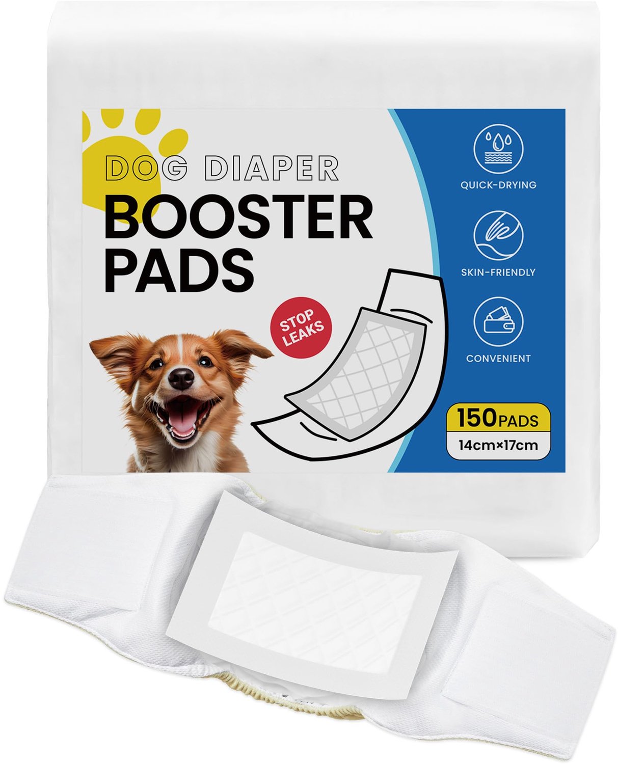 150 Stuks Wegwerp Hondendiar Pads voor Optimale Bescherming