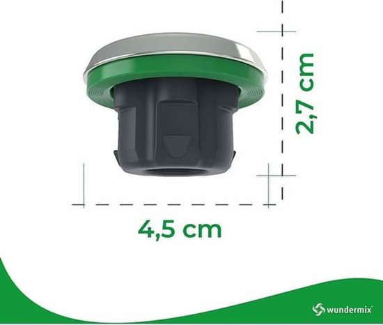 Keukenmachine Mes - RVS vervangingsmes compatibel voor TM5 TM6 Connect Trend Smart - scherp slijtvast eenvoudig te monteren lekvrij - voor mixen malen hakken soep smoothie noten - accessoire onderdeel - kwaliteit duurzaam - 3*5CM — afbeelding 3