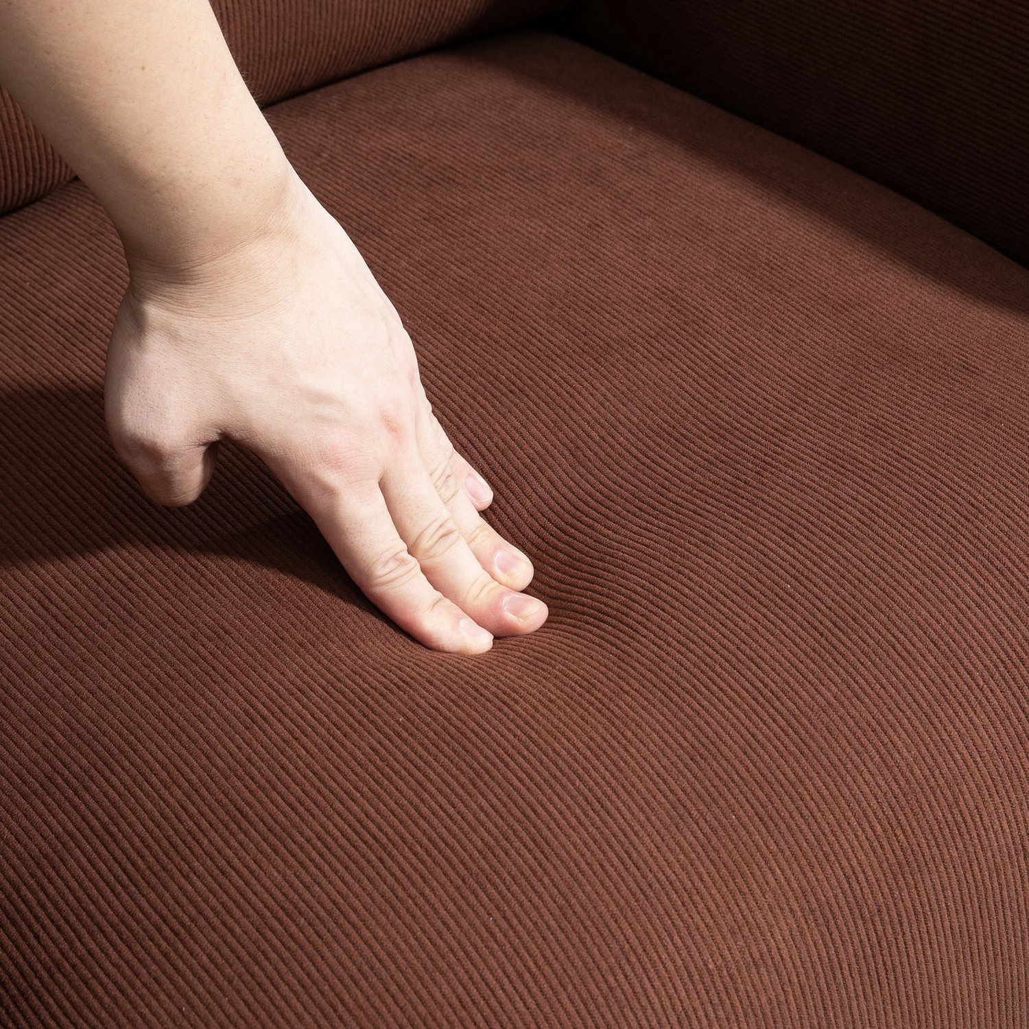 HOMCOM Relaxfauteuil met sta-op hulp en ligfunctie - Sta-op stoel massage verwarming senioren - Bruin – foto 3