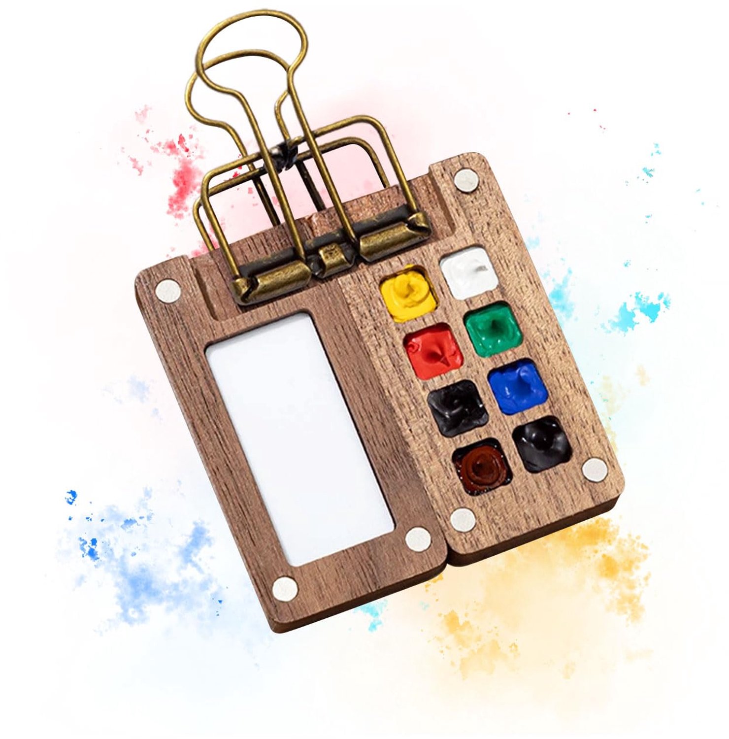 Mini Palette voor Schilderen, Draagbare Houten Palet