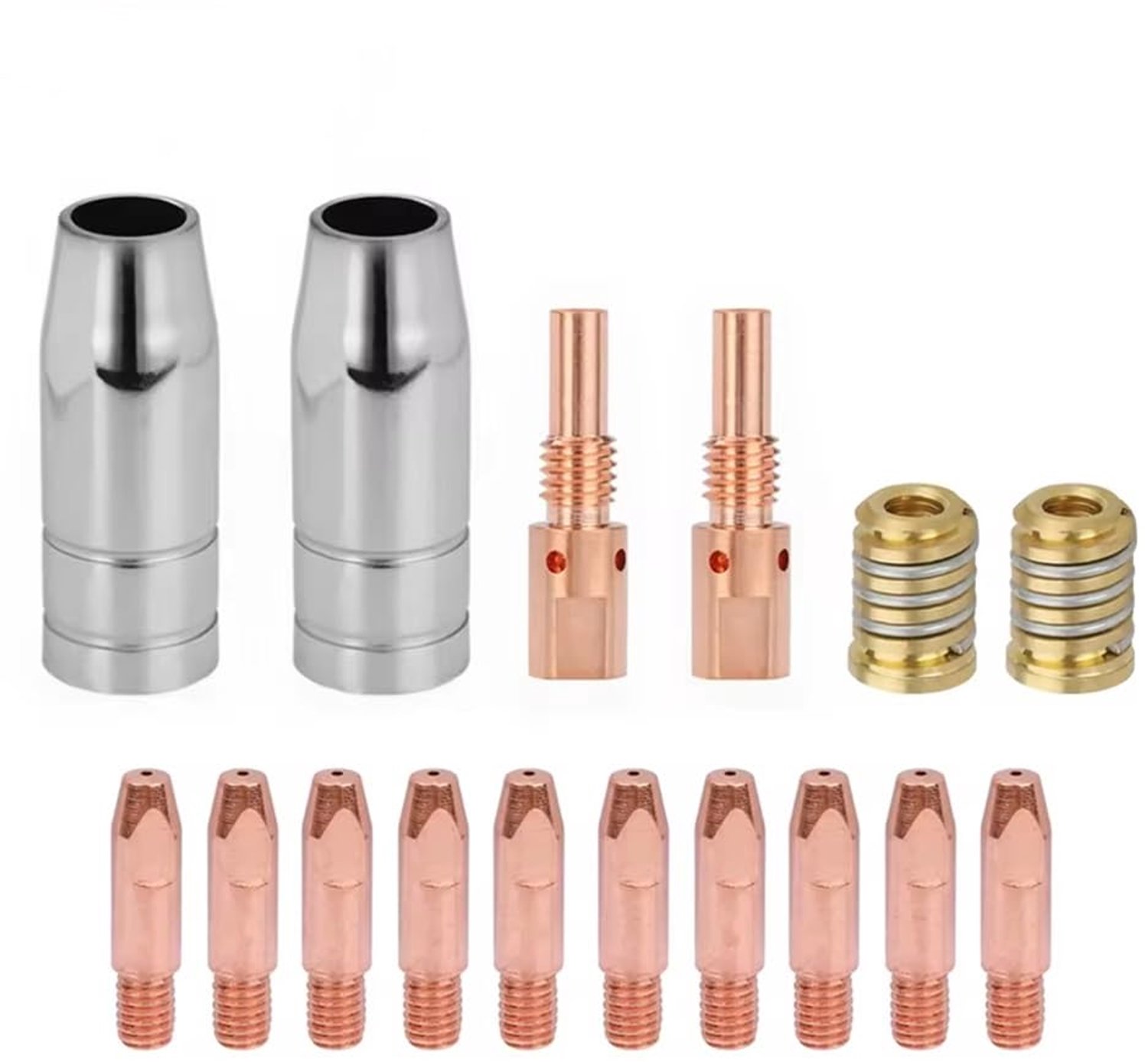 Lasaccessoires set 25AK - 16 stuks voor MIG-lassen