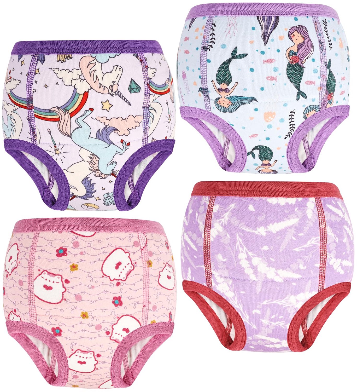 Set van 4 Absorberende Training Pants voor Baby's
