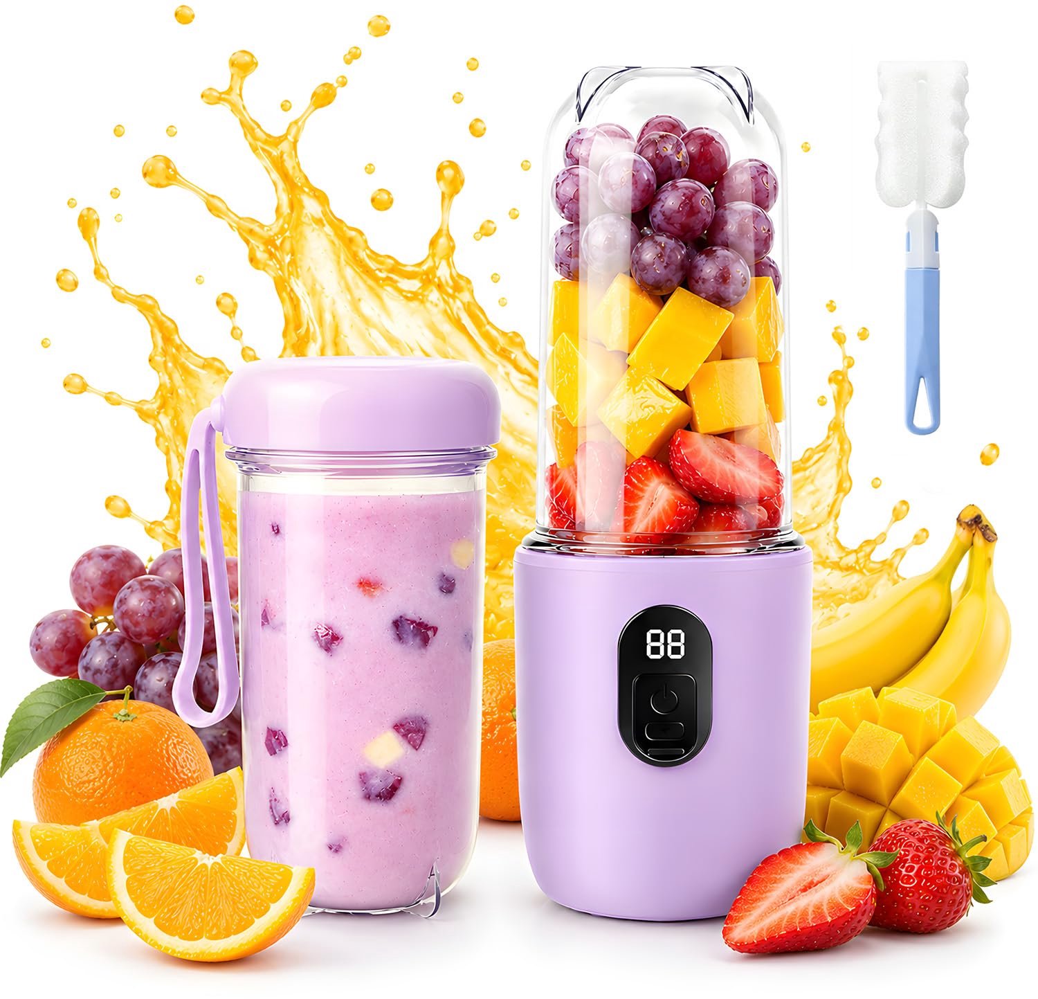 Draagbare Mini Mixer met Digitale Display
