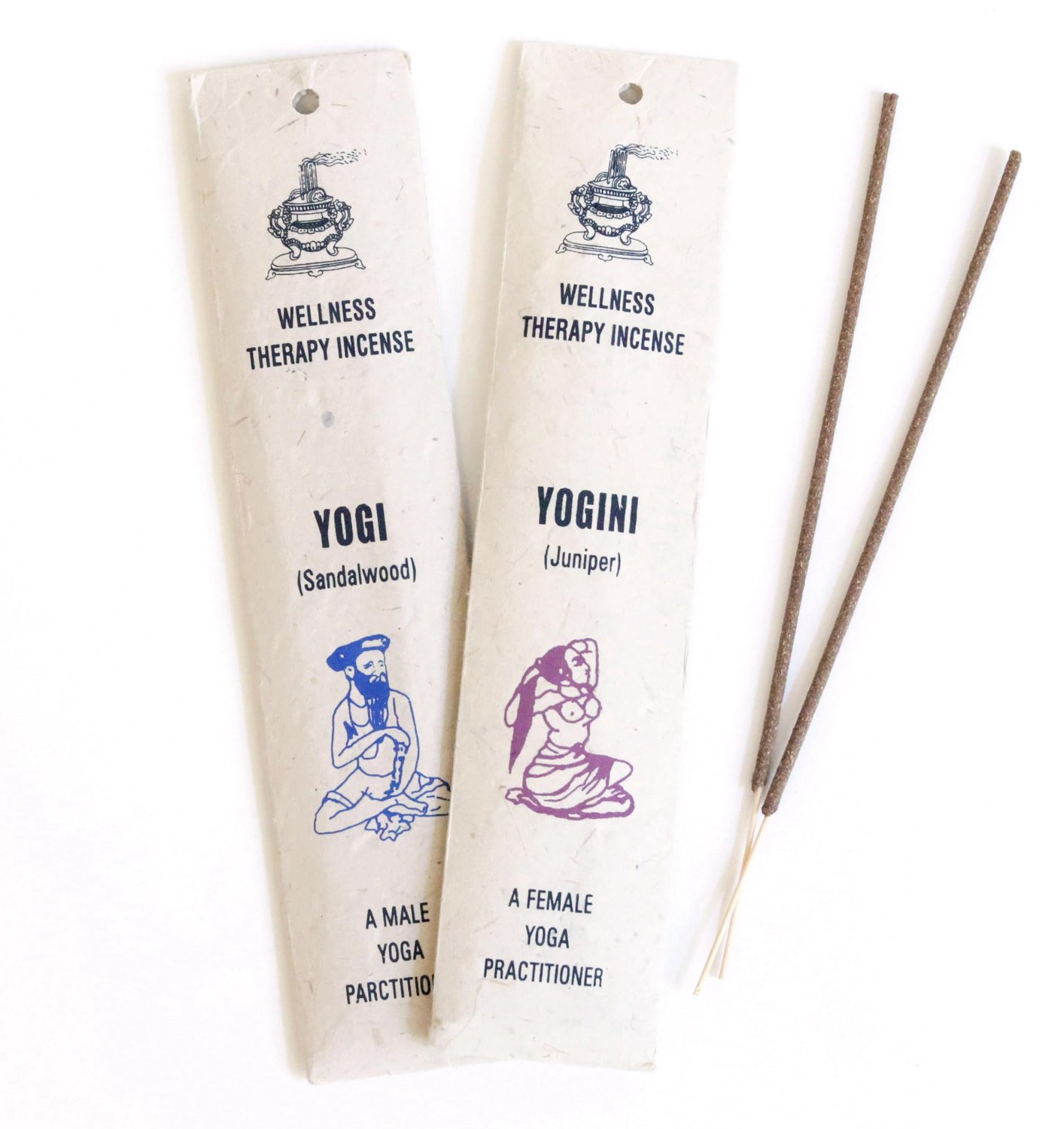 Ayurvedische Wierook Set Yoga - 2x15 Sticks, Handgemaakt in Nepal