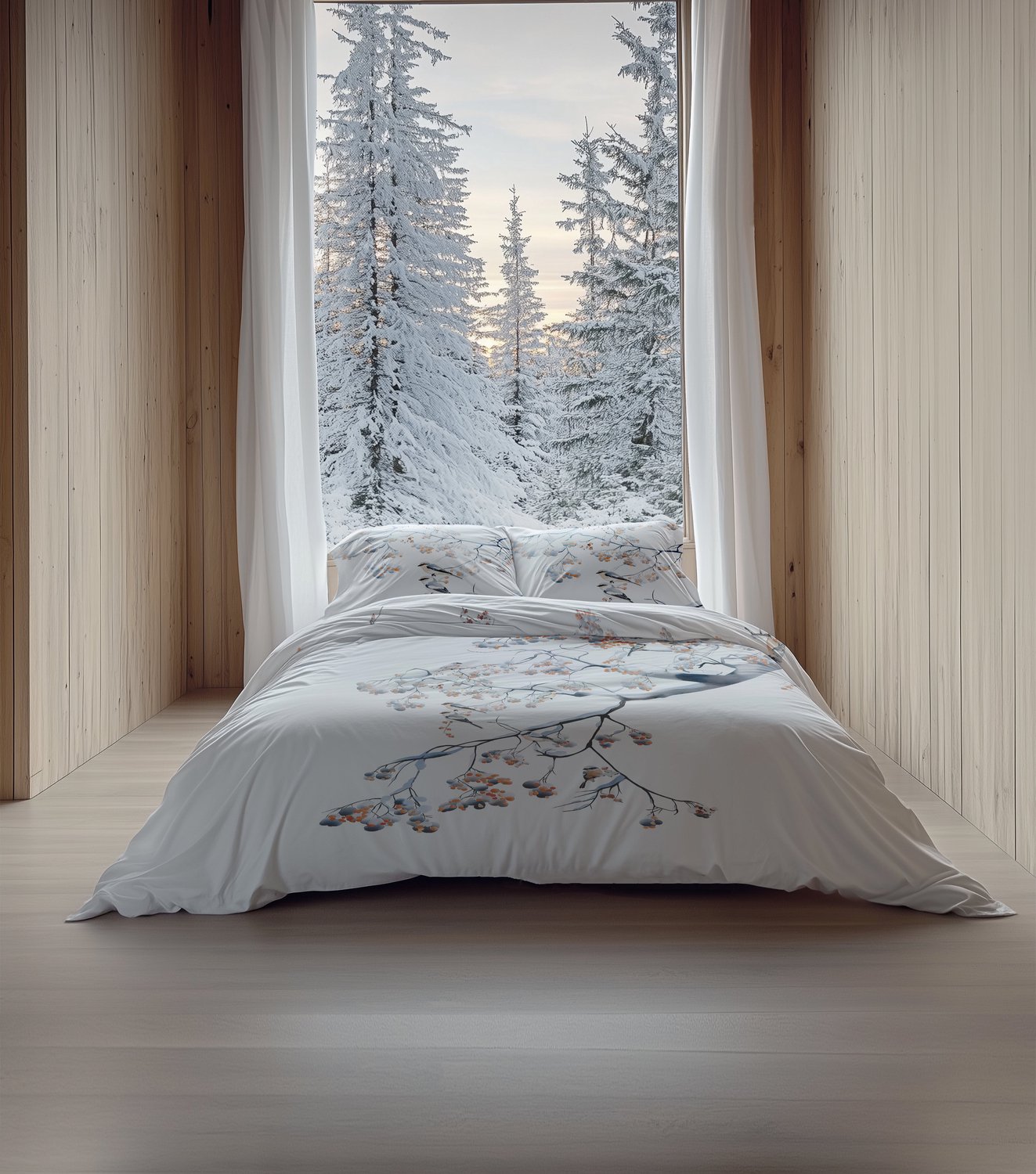 Heckettlane Dekbedovertrek Keno - Wit - Dekbedovertrek van 100% Katoen-Satijn - Dekbedovertrek 140x200-220 cm - Yukon Keno White