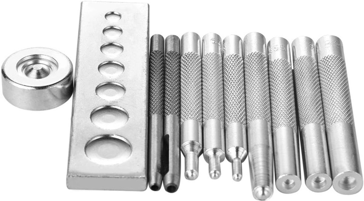 Ponsen klinknagels setter basis kit punch snap kit klinknagels set met basis voor punch gat