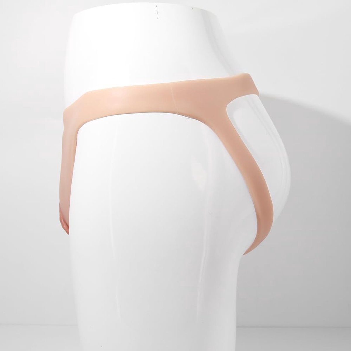 Mannen Verbergen Gaff Broek Siliconen Broek Realistische Nep Vagina Broek voor Transgender Cosplay Huid L