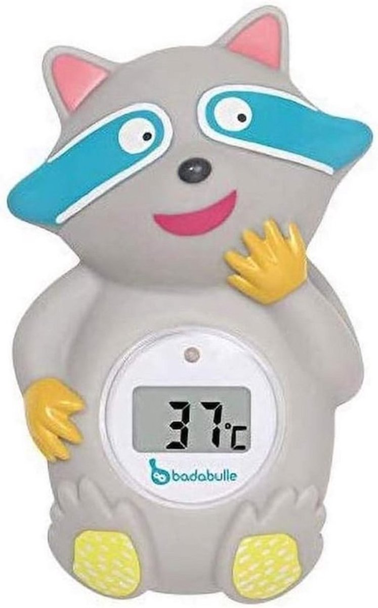 Bad Thermometer voor Badkuip - Raccoon Design, Multi-Kleur