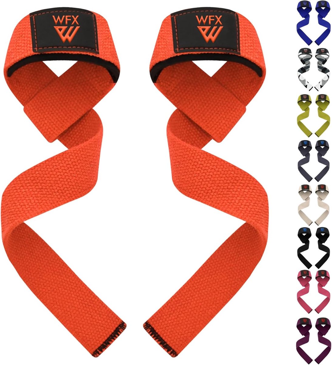 SnelShoppen - Gewichtheffen Polsbanden - Padded Neopreen Stevige Lifting Straps voor Deadlifts en Cross Training - Ondersteuning voor Mannen en Vrouwe
