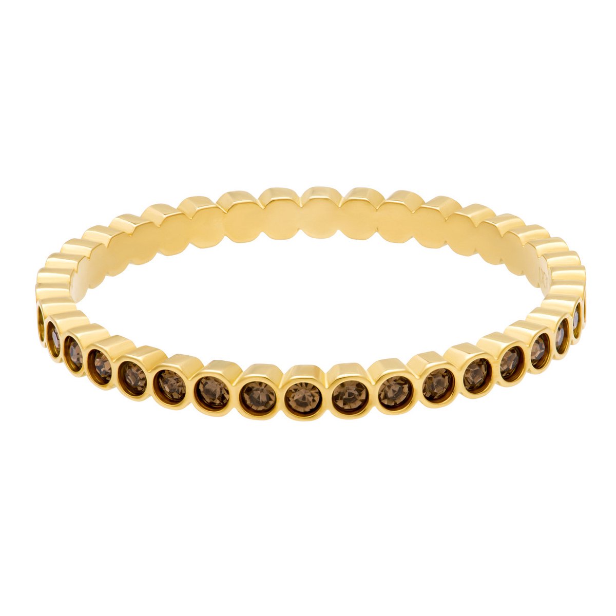 iXXXi Vulring Small Circle Stone Topaz Goud | Maat 20