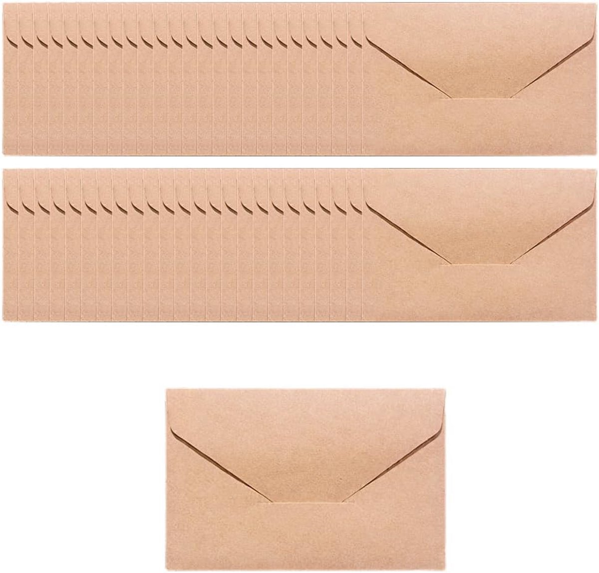 50 Stuks Mini Enveloppen, Geschikt voor Bruiloften en Feestdagen