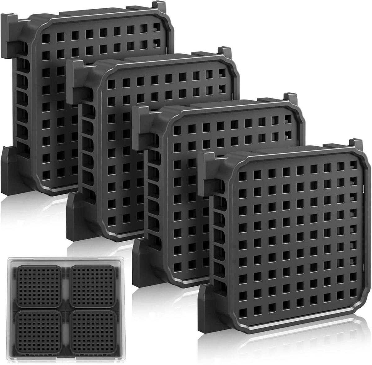 Air Filter voor Liebherr, premium koelkast, actieve koolfilter, geschikt voor 9096989, 988246000, 988246001, 9882429, 9882460, vervangt 7440021-00 (4 stuks)