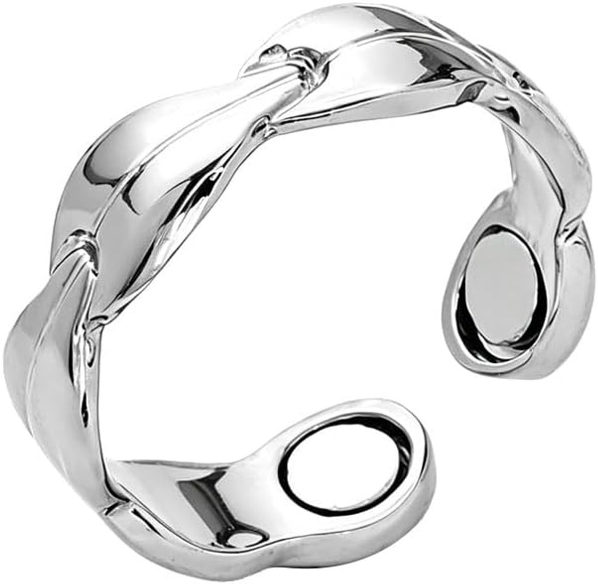 Calmi-ring voor dames,magnetische ringen van puur koper,verstelbare,krachtige natuurlijke Calmi-ring voor dames voor energiebalans en verlichting van angstgevoelens,modieus cadeau