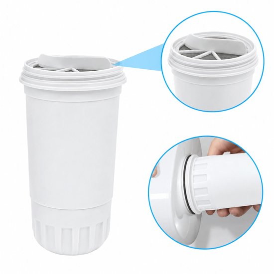 AllSpares Waterfilter (4x) geschikt voor alle Zerowater Waterkannen Vervangingsfilter voor o.a. ZW-5317, ZR-017 (filtert PFAS) — afbeelding 4
