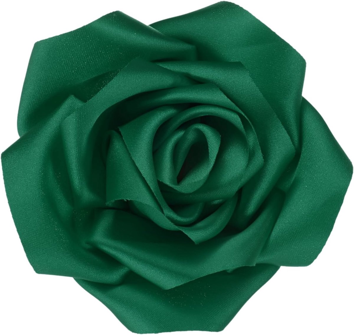 Broches en Pins voor Vrouwen, Handgemaakte Reversspeldjes Sierlijke Satijn Stof Grote Rose Haar Bloemen Clips, 11 x 11 cm / 4.3 x 4.3 Inch, Zijde