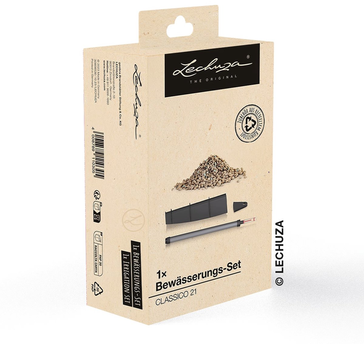 LECHUZA bewateringsset voor Classico Color 21 Eco 21 en Premium 21