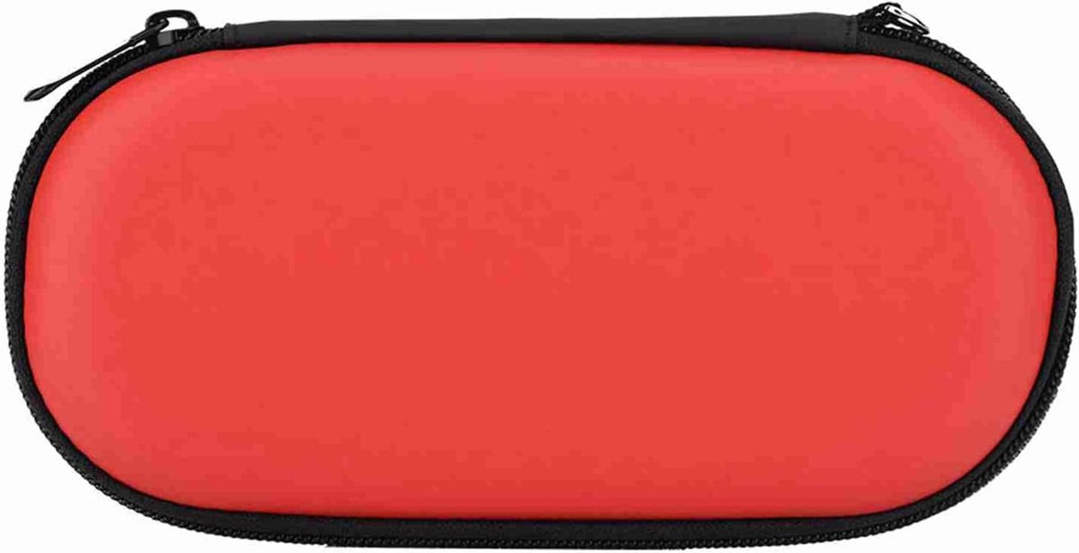 Voor, harde schaal beschermhoes, hardcase beschermhoes, mesh pocket-design, waterdicht en schokbestendig, bescherming voor (rood)