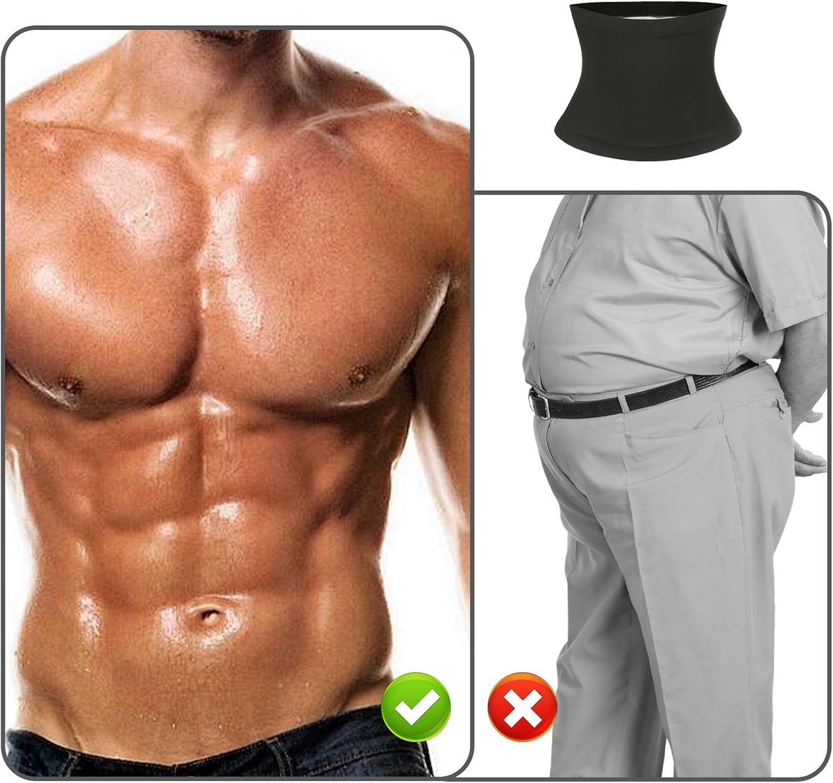 Buikgordel voor dames, buikgordel, buikweggordel, heren, buikriem, zweetgordel, tailletrainer, buikspiertrainer, zweetgordel, buik dames