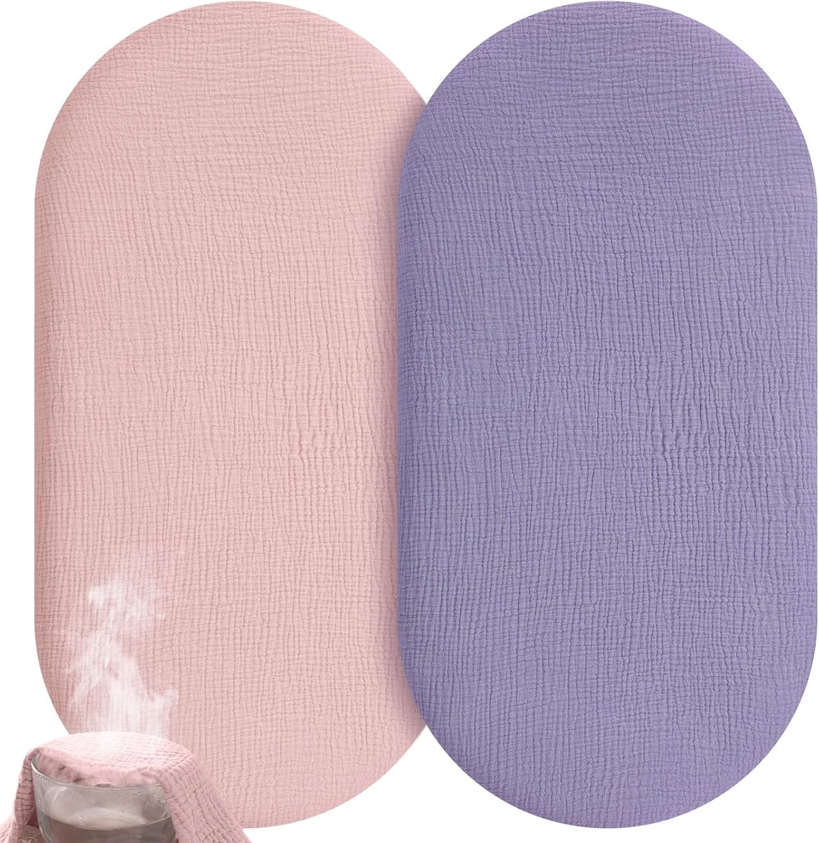 Beddeken 41 x 81 cm - Babybed - Roze & Violet - Comfortabele slaap voor uw kleintje - ShopVlot