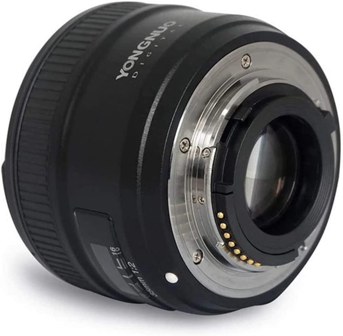 YN35mm F2N Lens 1:2 AF/MF Wide Angle Fixed/Prime Auto Focus Lens, Compatible with Nikon DSLR Cameras - ShopVlot