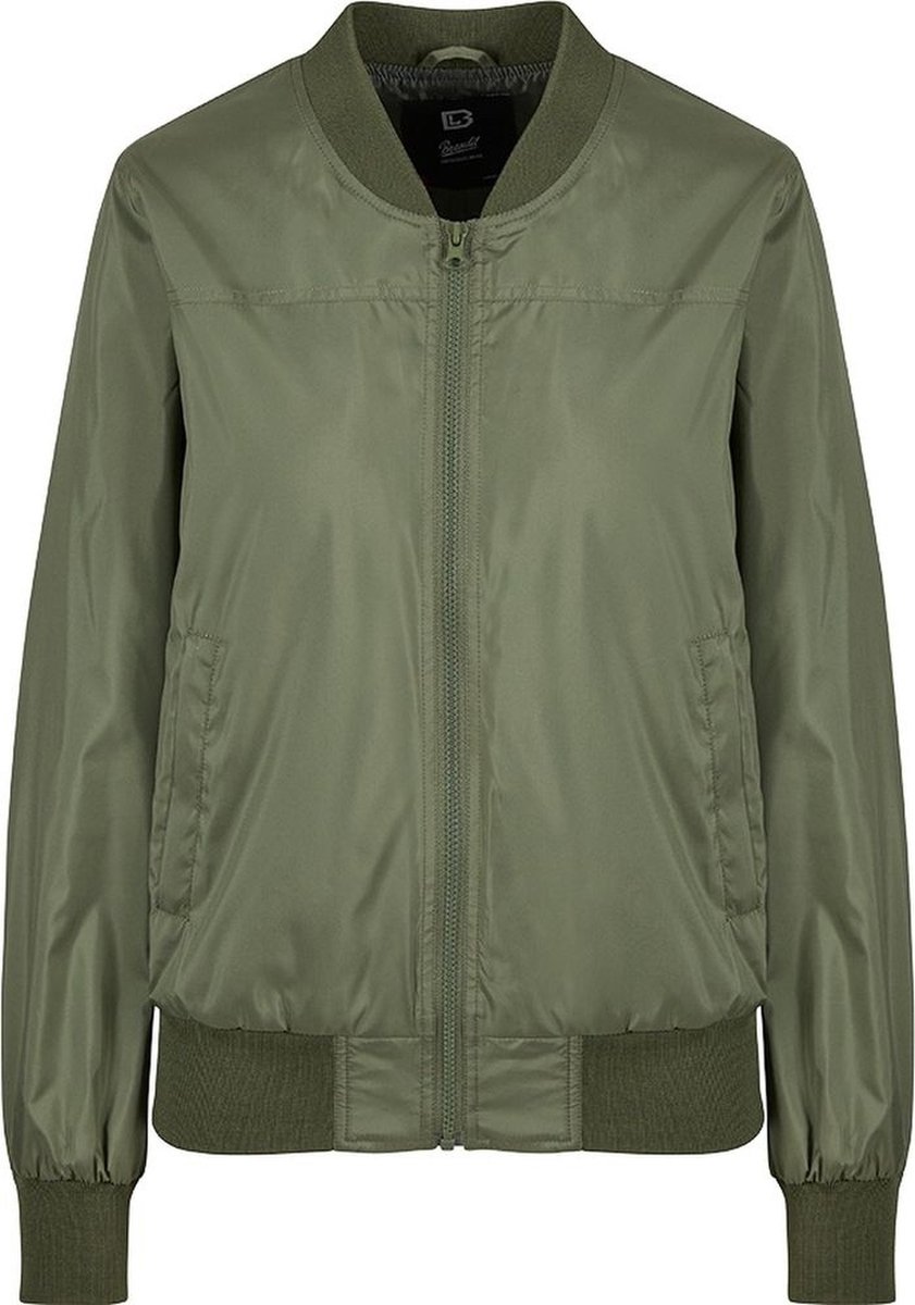 Brandit Jula Bomberjacket Dames Bomberjack - olijf - M