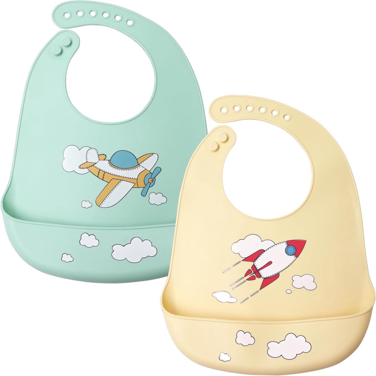 Slabbetje Baby - 2 Stuks - Inclusief Baby on Board Sticker