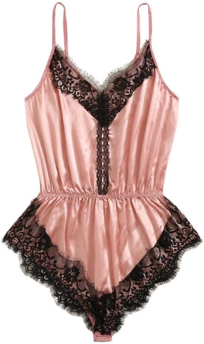 Sexy dames erotische lingerie Vrouwen Erotische Lingerie Porno Sex Kant V-hals Backless Nachtkleding Sexy Ondergoed Kostuum Transparant